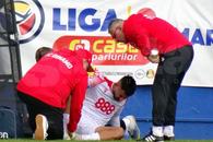 Ghinion teribil pentru fotbalistul lui Dinamo » A suferit o nouă accidentare gravă și va lipsi o perioadă îndelungată de pe gazon