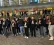 Protest împotriva lui Gigi Becali la FCSB - Rapid