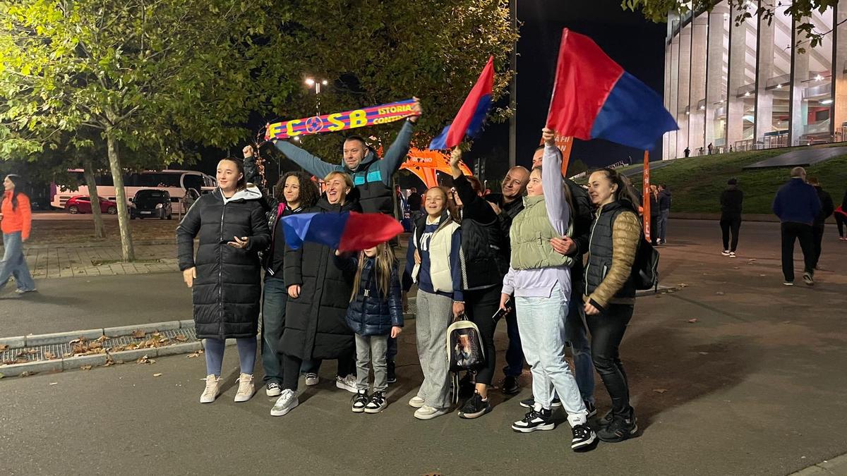 Imagini dinainte de FCSB - Rapid, derby pe Arena Națională