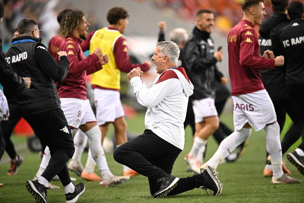 Peluza Nord a intrat în protest imediat după înfrângerea cu Rapid! Scenele surprinse pe Arena Națională + BUCURUIA rapidistă