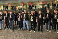 Protest împotriva lui Gigi Becali pe treptele Arenei Naționale: „Ne-a ajuns cuțitul la os!”