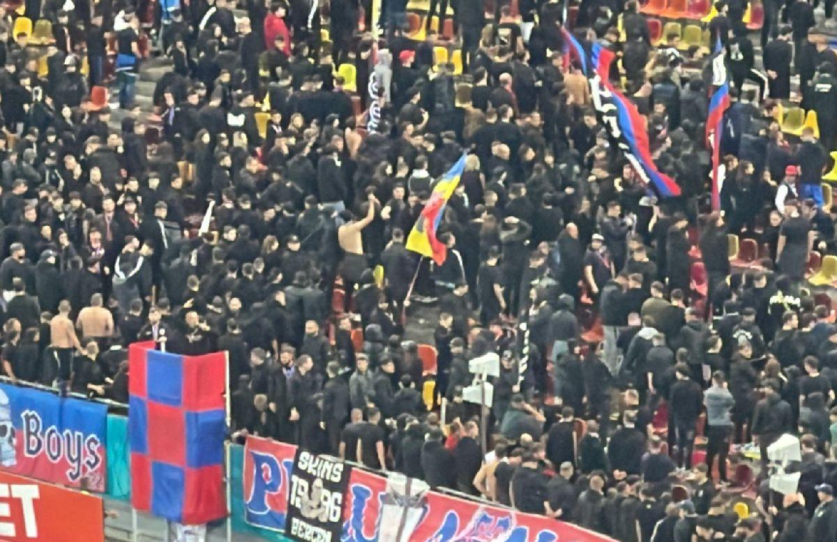 Le-au întors spatele! » Scenele surprinse pe Arena Națională, imediat după înfrângerea FCSB-ului cu Rapid