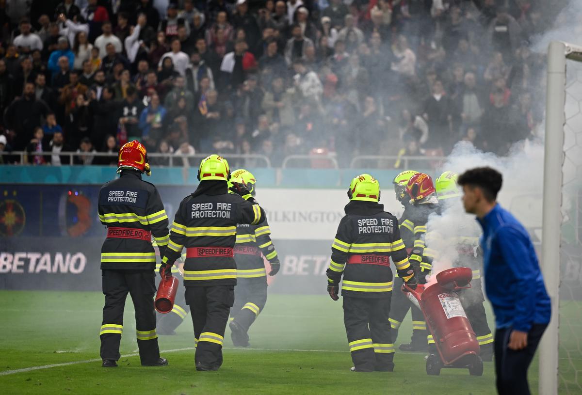 Cele mai spectaculoase imagini din FCSB - Rapid
