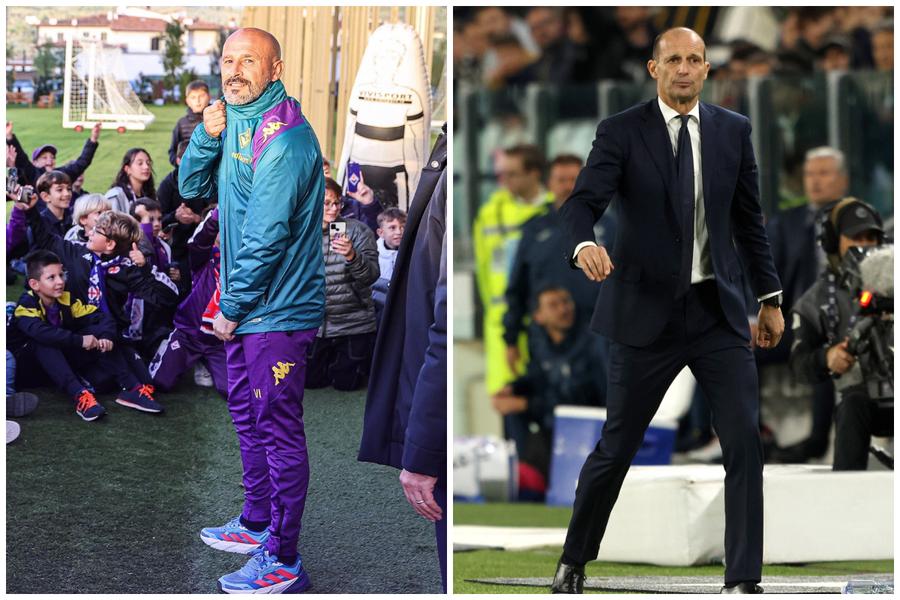 Vincenzo Italiano și Allegri. Foto: Imago Images Fiorentina - Juventus 0-1, în etapa #11 din Serie A » Juventus se apropie la două puncte de liderul Inter