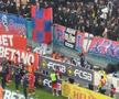 Peluza Nord a intrat în protest imediat după înfrângerea cu Rapid! Scenele surprinse pe Arena Națională + BUCURUIA rapidistă