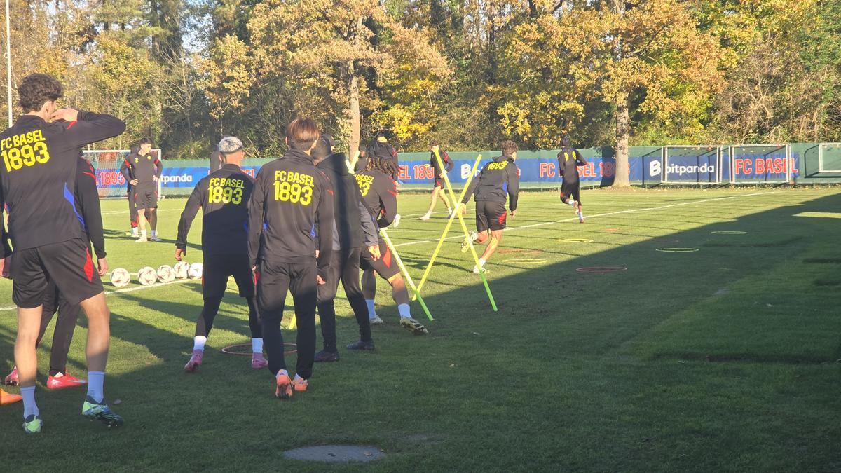 Antrenament oficial FC Basel, înaintea ciocnirii cu FCSB