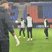 Imagini de la antrenamentul oficial susținut de FCSB la Basel / FOTO: GSP