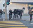 Jucătorii celor de la Basel vin la antrenament pe bicicletă + asaltați de copii pe trecerea de pietoni