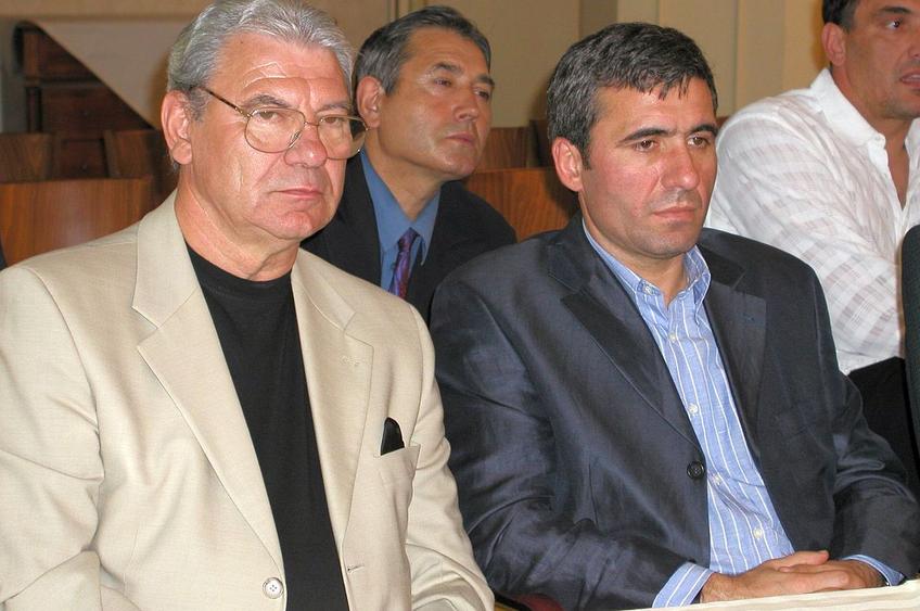 Emeric Ienei și Gică Hagi