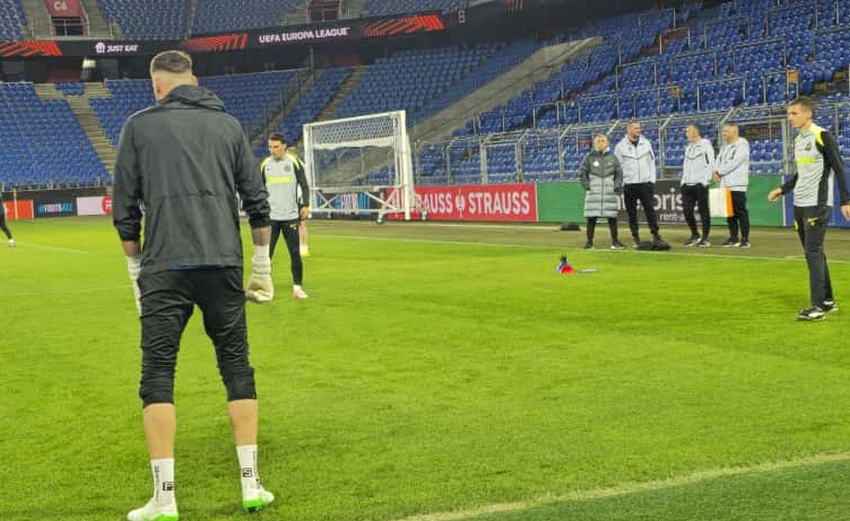 FCSB a luat pulsul St. Jakob-Park, cu 24 ore înaintea partidei cu Basel » Imagini de la antrenamentul oficial