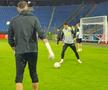 Imagini de la antrenamentul oficial susținut de FCSB la Basel / FOTO: GSP