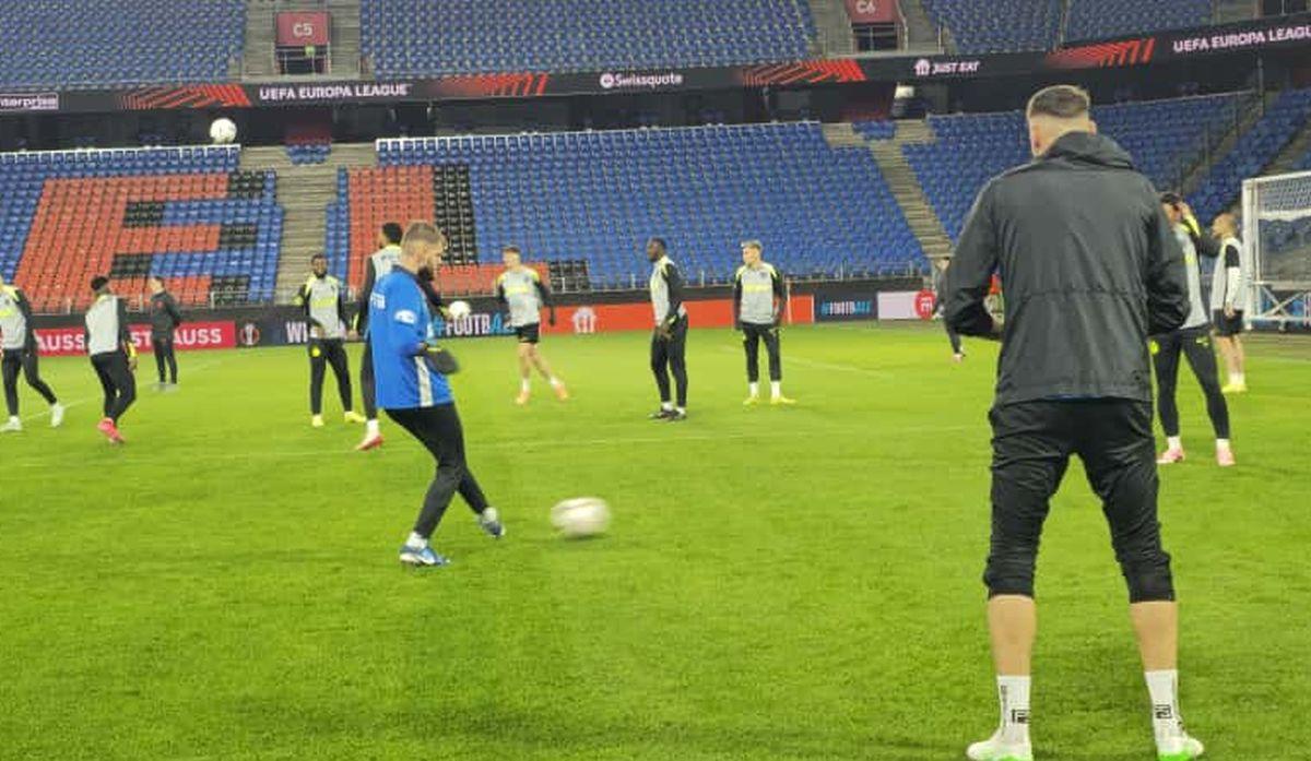 FCSB a luat pulsul St. Jakob-Park, cu 24 ore înaintea partidei cu Basel » Imagini de la antrenamentul oficial