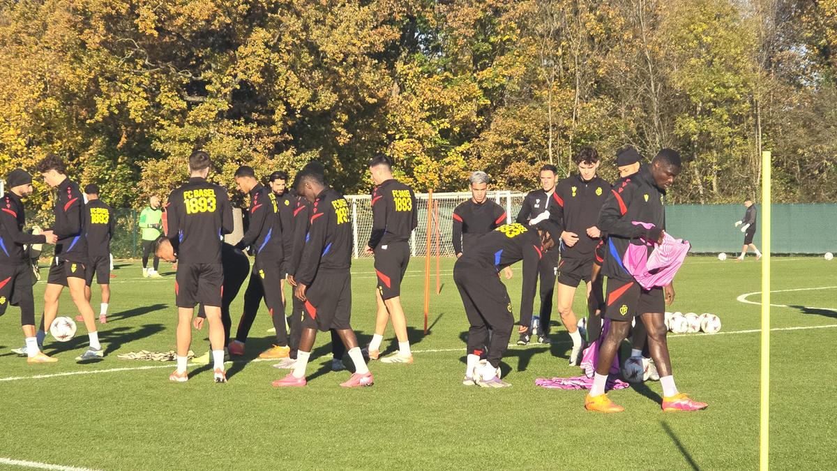 Antrenament oficial FC Basel, înaintea ciocnirii cu FCSB
