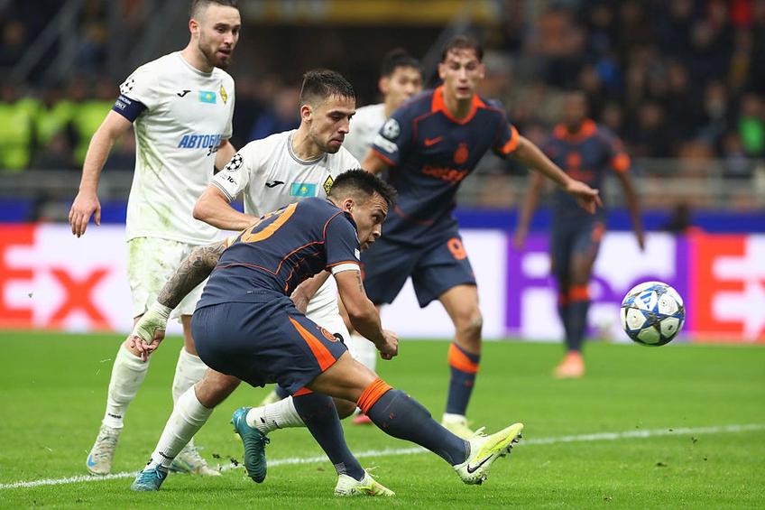 Lautaro Martinez a deschis scorul în Inter - Kairat/ foto Guliver/GettyImages