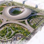 Noul stadion „Imarat” din Agdam. Foto: Axar.az