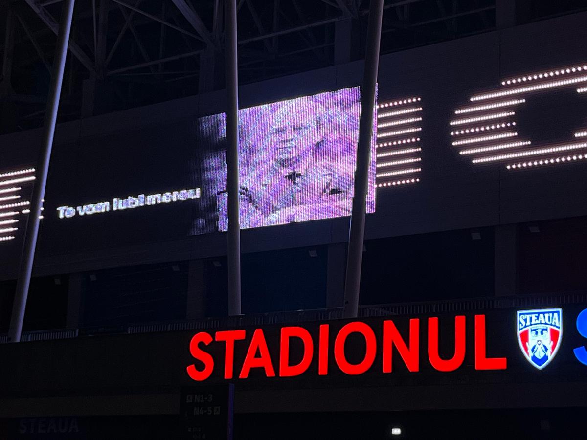 Omagii Emeric Ienei la Stadionul Steaua