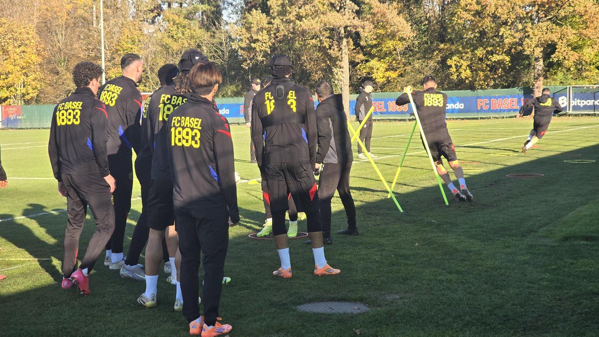 Antrenament oficial FC Basel, înaintea ciocnirii cu FCSB