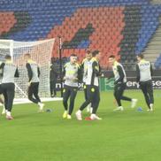 Imagini de la antrenamentul oficial susținut de FCSB la Basel / FOTO: GSP