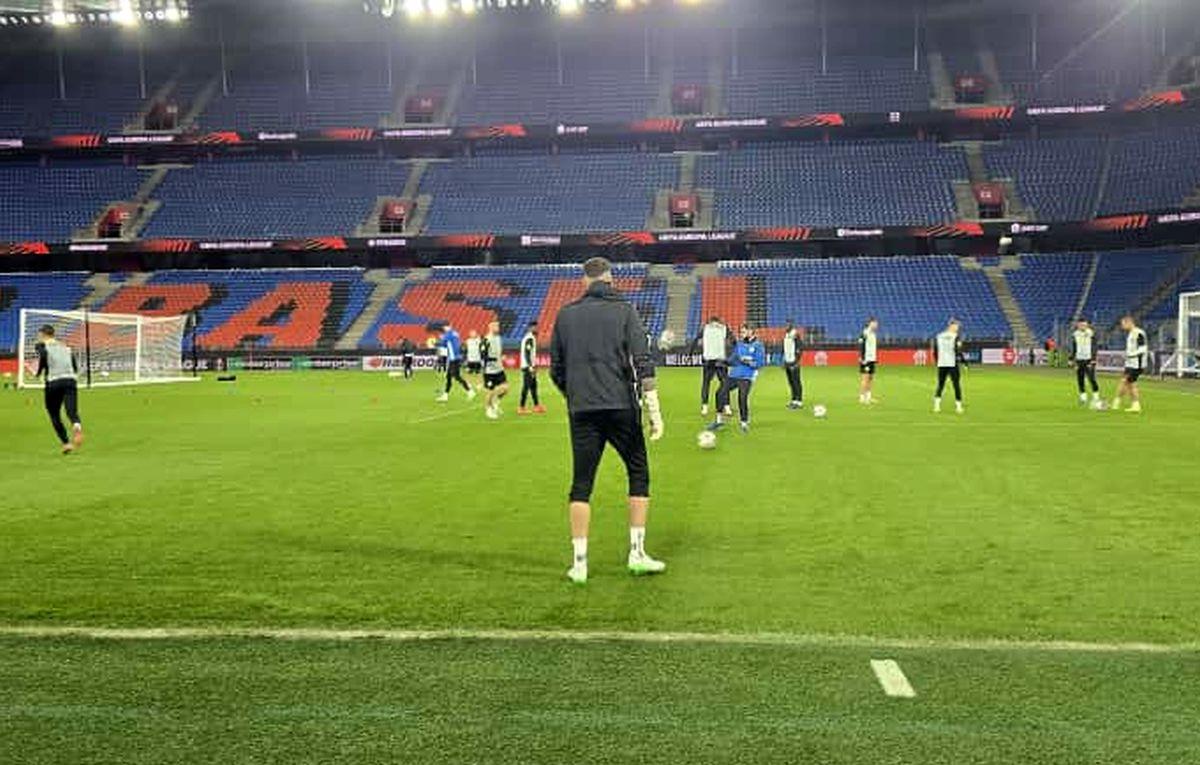 FCSB a luat pulsul St. Jakob-Park, cu 24 ore înaintea partidei cu Basel » Imagini de la antrenamentul oficial