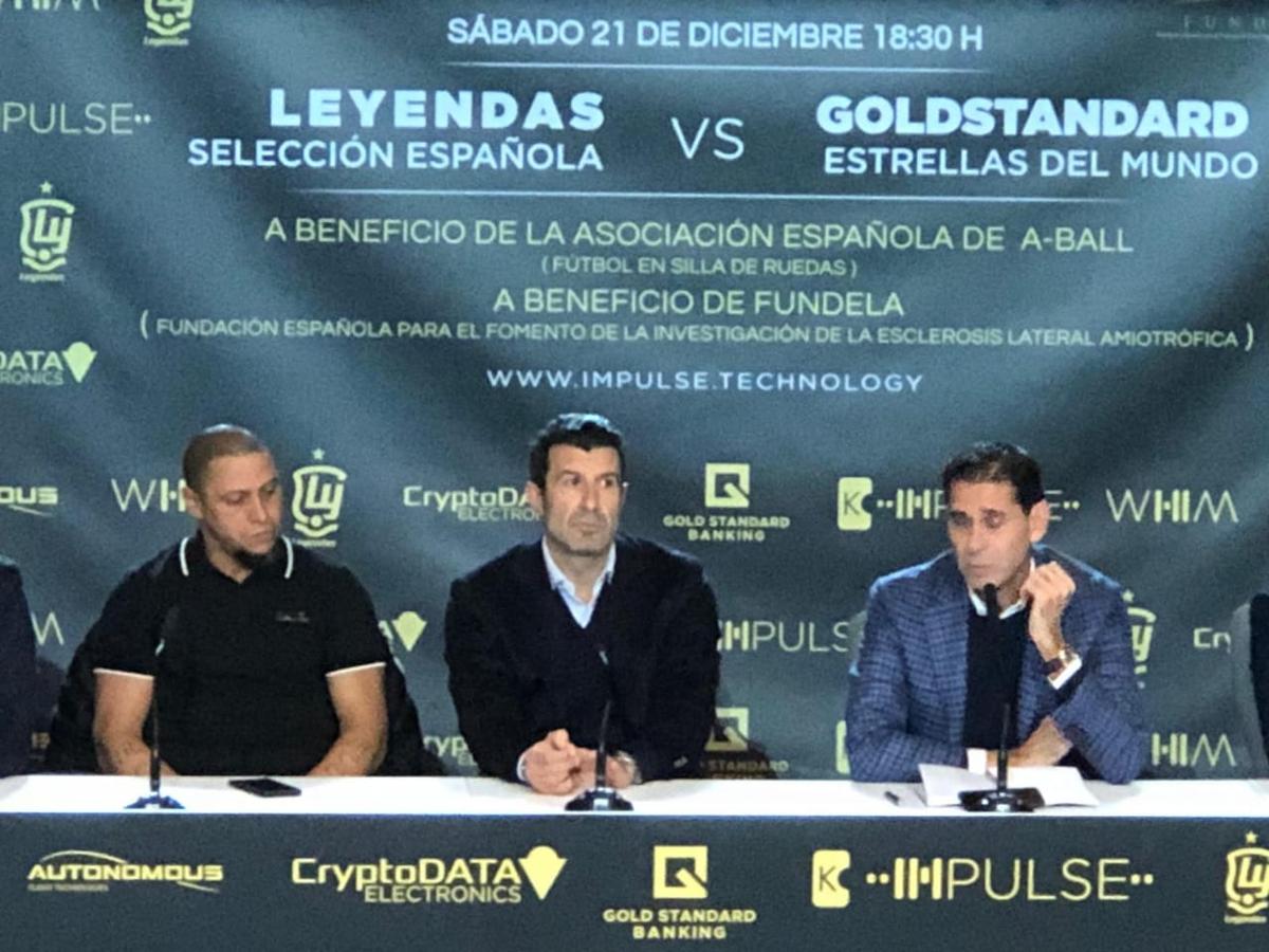 FOTO Meci de gală pe „Wanda Metropolitano”, organizat de agentul român Toni Curea » Olăroiu îi antrenează pe Ronaldinho, Roberto Carlos, Figo, Mutu și Rădoi!