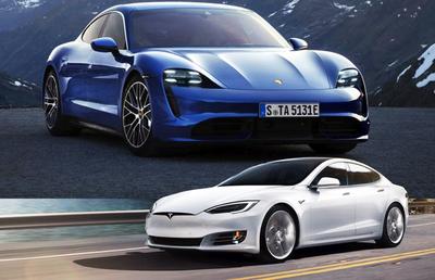 VIDEO Mașina de senzație cu care Porsche vrea să fure clienții Tesla » Care e prețul de pornire și cum va arăta