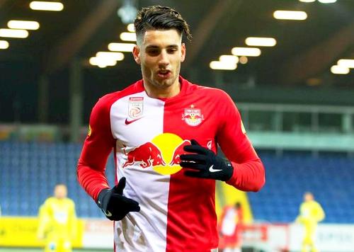 Dominik Szoboszlai (20 de ani, extremă stânga), fotbalistul lui RB Salzburg, a intrat pe lista lui Real Madrid // IMAGO