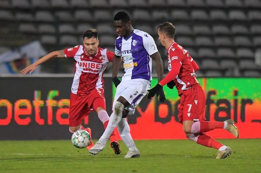 FC Argeș contestă faza din finalul meciului cu Dinamo (0-1), în urma căreia piteștenii trebuiau să beneficieze de un penalty.