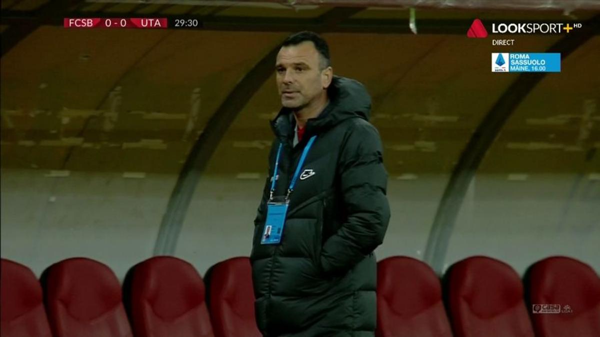 Florin Tănase, accidentare FCSB - UTA / FOTO: Captură @Look Sport+
