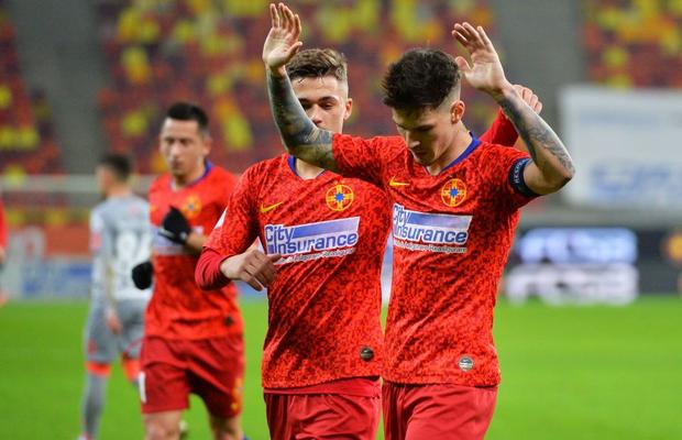 FCSB - UTA 3-0. VIDEO+FOTO » FCSB continuă marșul în Liga 1! Man, Coman și Olaru aduc a 7-a victorie consecutivă. Clasamentul ACUM