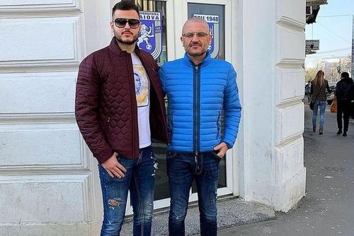 Adrian Mititelu, împreună cu fiul său