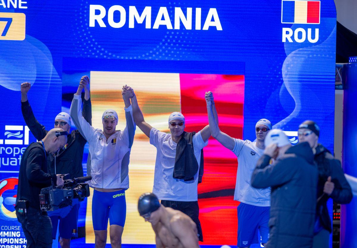 Cele mai spectaculoase imagini din finala ștafetei de 50 de metri liber
