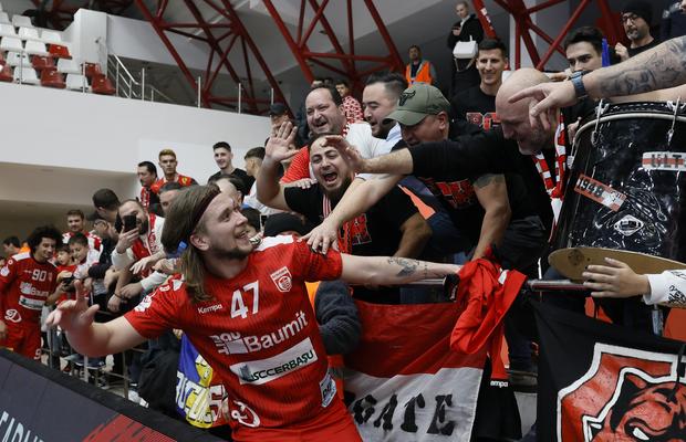 Dinamo a câștigat și returul cu Chambery și merge în faza următoare din EHF European League » O va înfrunta pe CSM Constanța!
