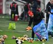 „A plouat” cu jucării de pluș la Sepsi - Dinamo! GSP.ro are detaliile gestului care i-a surprins pe fotbaliști
