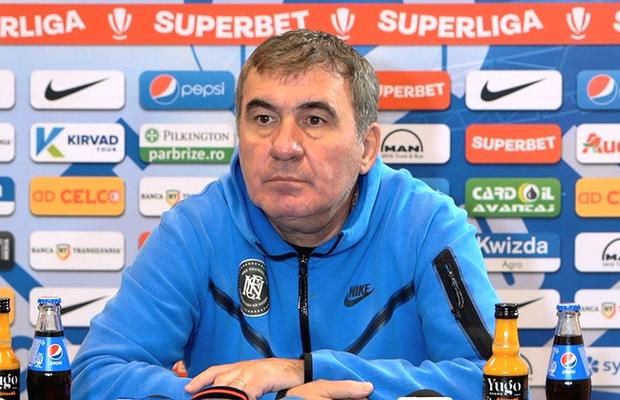 Gheorghe Hagi nu e supărat după umilința din Bănie: „Au controlat jocul, dar mi-am asumat asta. Eu am foarte mulți accidentați în acest moment”