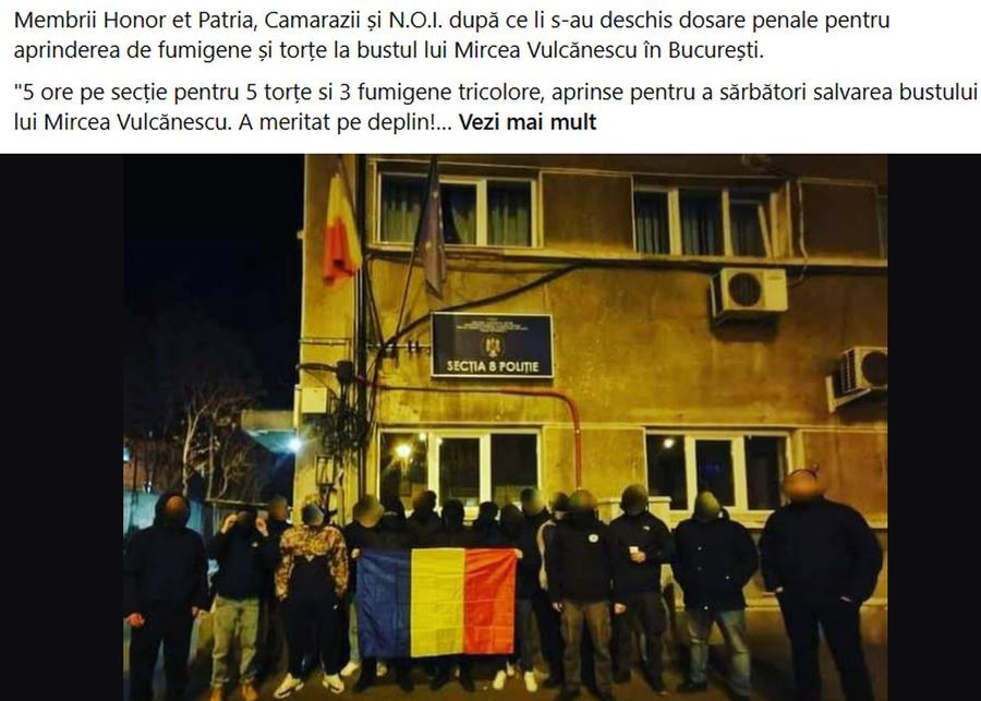 Ultrașii au avut probleme cu forțele de ordine după manifestațiile pro-Vulcănescu Eugen Sechila, aghiotantul neo-legionar al lui Călin Georgescu, prezent la manifestații cu ultrașii radicali! Legături și cu grupurile care fac scandal la meciurile naționalei