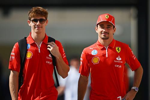 Charles și Arthur Leclerc, colegi în echipa Ferrari/Foto: Getty Images
