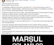 Postări despre acțiunile comune ale Asociaței „Gogu Puiu și Haiducii Dobrogei”, la care au participat și ultrașii