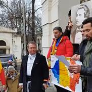 Eugen Sechila, la un eveniment la care au fost invitați să țină discursuri și ultrașii
