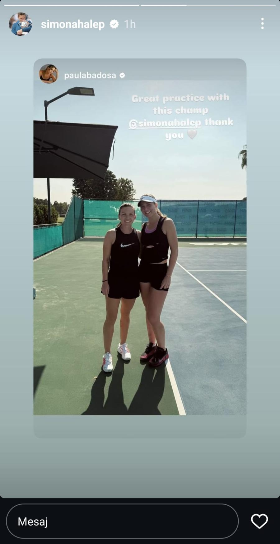 Simona Halep își pregătește revenirea în elită în fața fostului număr 2 mondial » Imaginile postate din Dubai