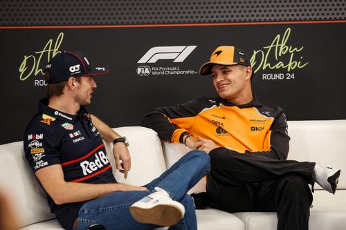 Max Verstappen (stânga) și Lando Norris (dreapta) / Imago Images