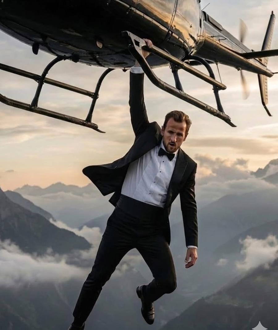 Harry Kane, noul James Bond! Imagini spectaculoase
