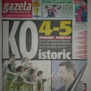 Ce scria Gazeta Sporturilor, în zilele ce au urmat meciului Dinamo - Foresta