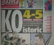 Ce scria Gazeta Sporturilor, în zilele ce au urmat meciului Dinamo - Foresta