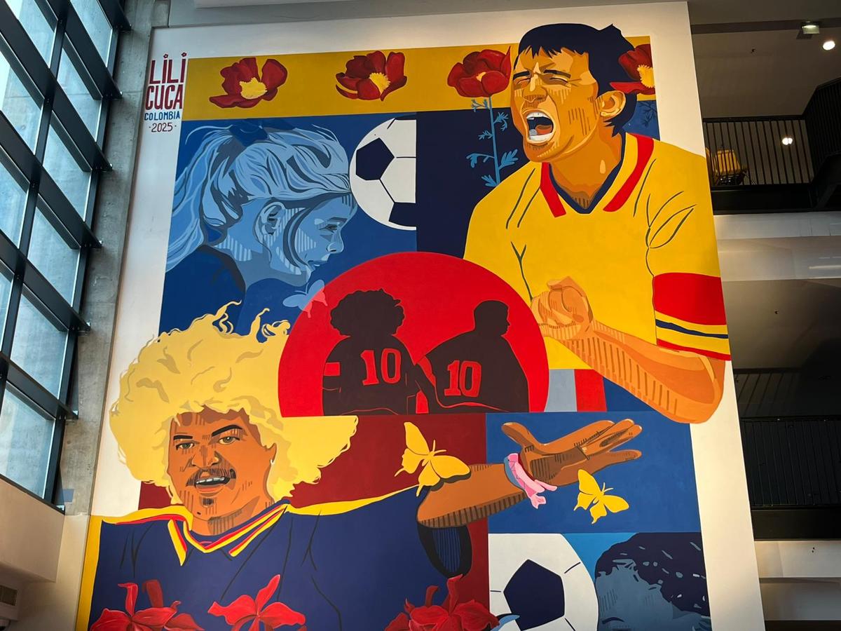 Pictura murală a lui Gică Hagi