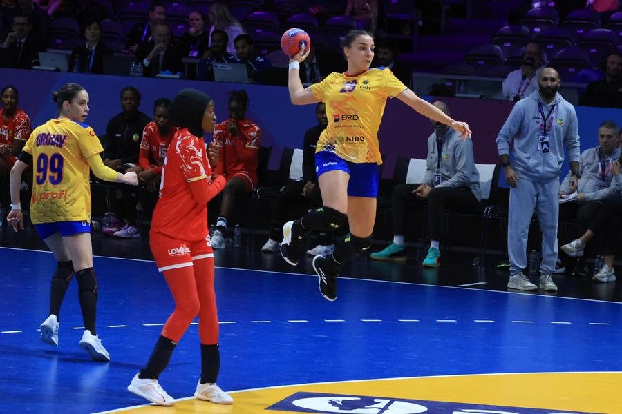 Gabriela Dumitrașcu / România - Senegal, Campionatul Mondial de handbal feminin 2025 / FOTO: Ionuț Iordache (GSP.ro) România s-a distrat cu Senegal, scor 37-17, și rămâne în obiectiv la Campionatul Mondial! Ce urmează