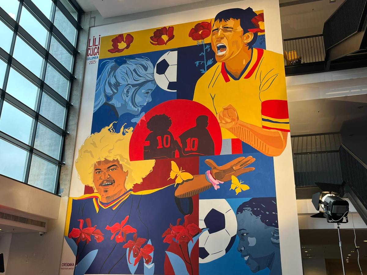 Pictura murală a lui Gică Hagi