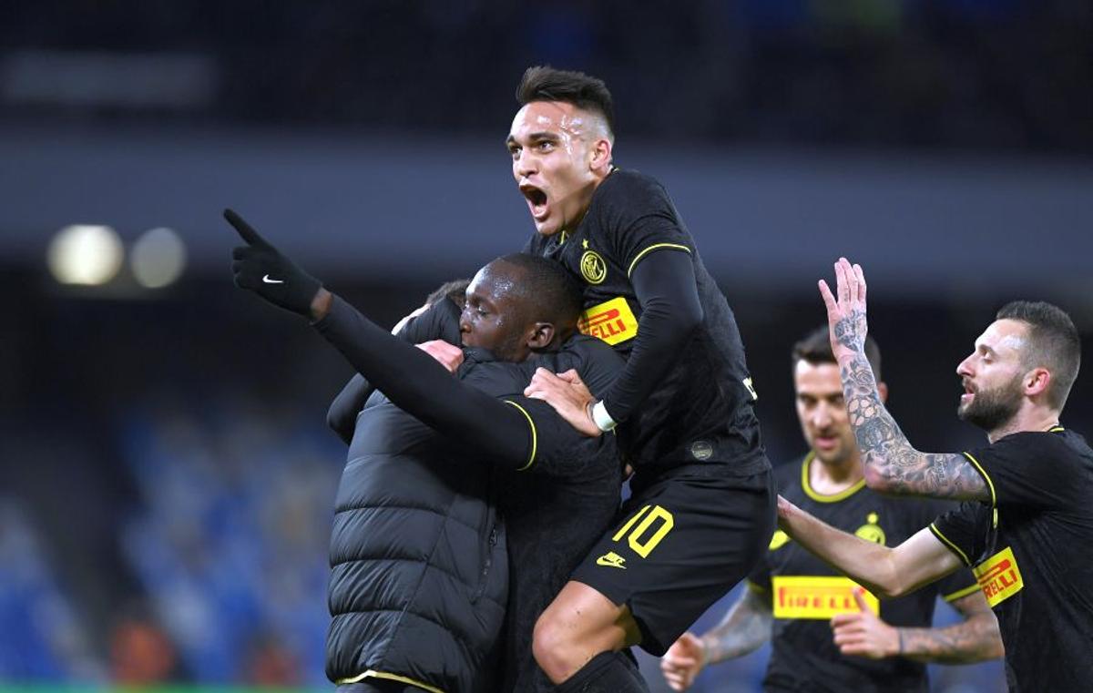 NAPOLI - INTER 1-3 // FOTO Lukaku și Lautaro, recital și în 2020! Formația lui Conte revine pe primul loc în Serie A