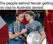Djokovic, ținta ironiilor după ce nu a fost lăsat să intre în Australia