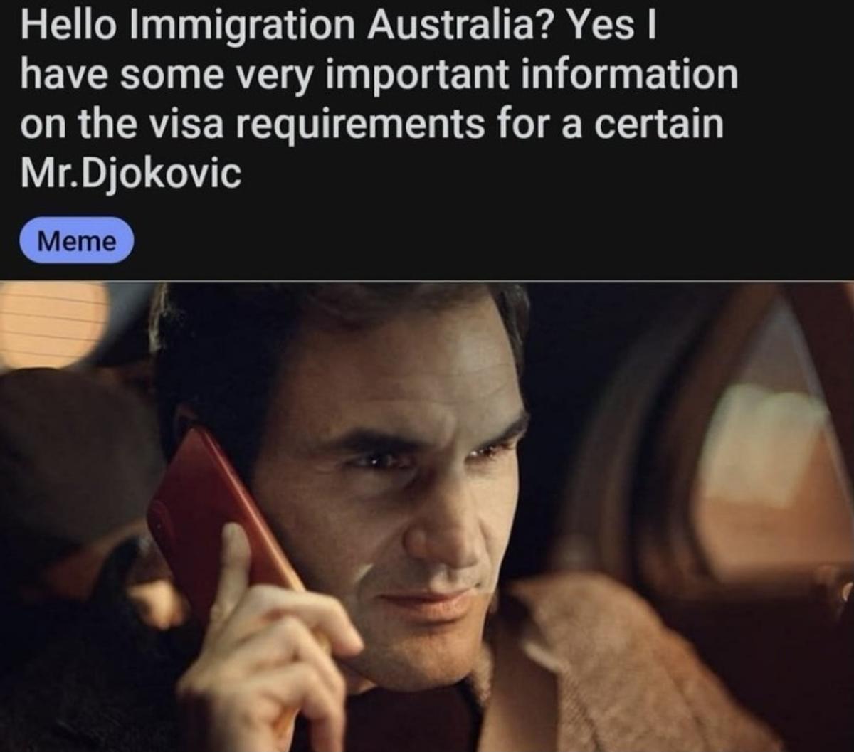 Cele mai haioase memeuri apărute după „lupta” lui Djokovic cu vameşii din Australia