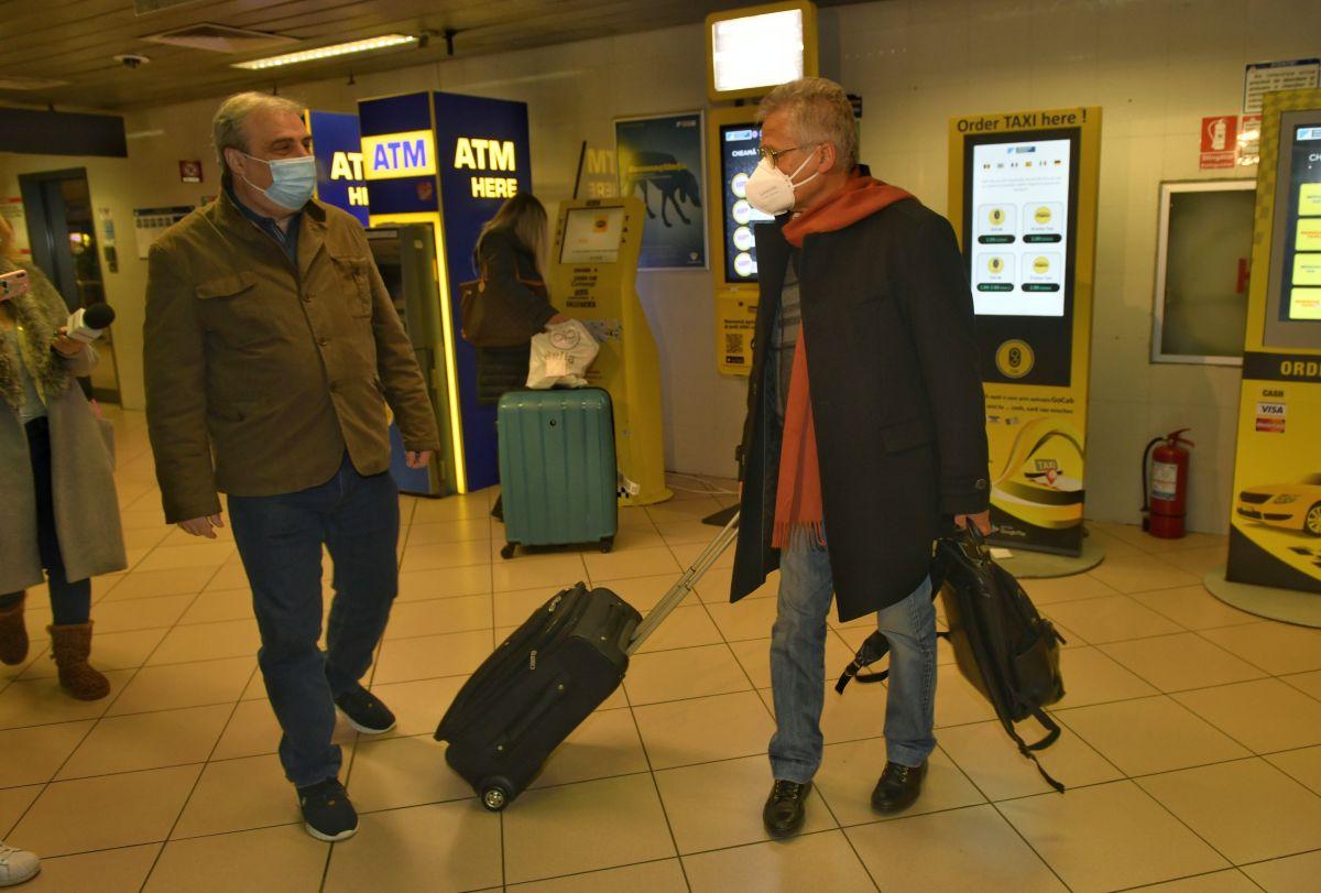 FOTO Sosire Ladislau Boloni la București 06.01.2022